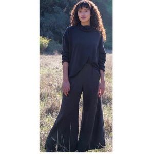 Cp shades Wendy in baby corduroy wide legged pant in charcoal Size XS